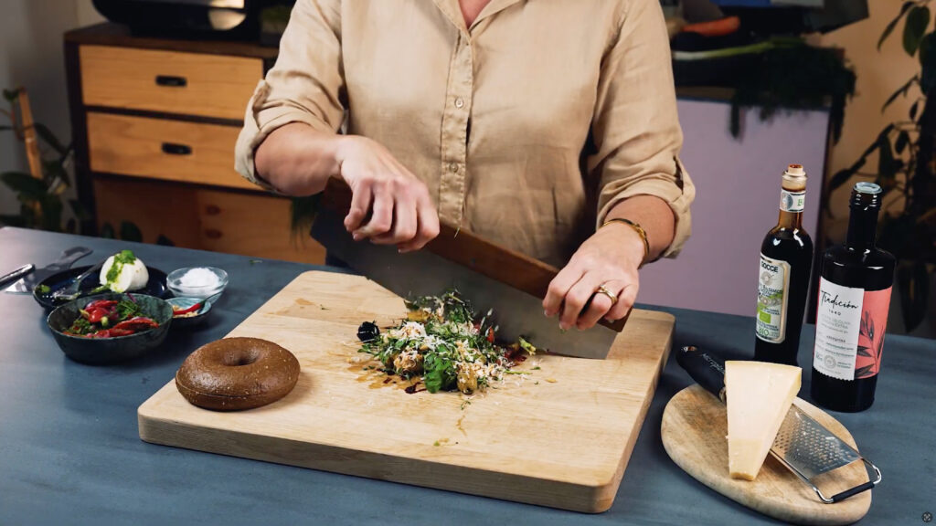 Rug & Rosso – Italiensk inspireret Chopped Bagel